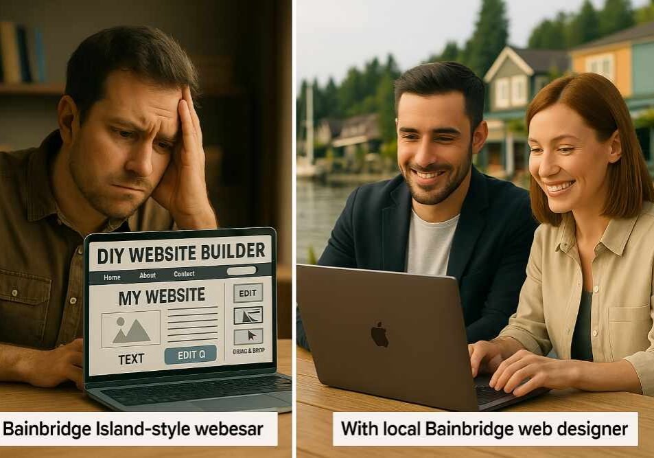 Website Design DIY and Local Designer Bainbridge