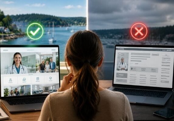 Why Gig Harbor Patients Trust Some Healthcare Websites Instantly and Leave Others in Seconds