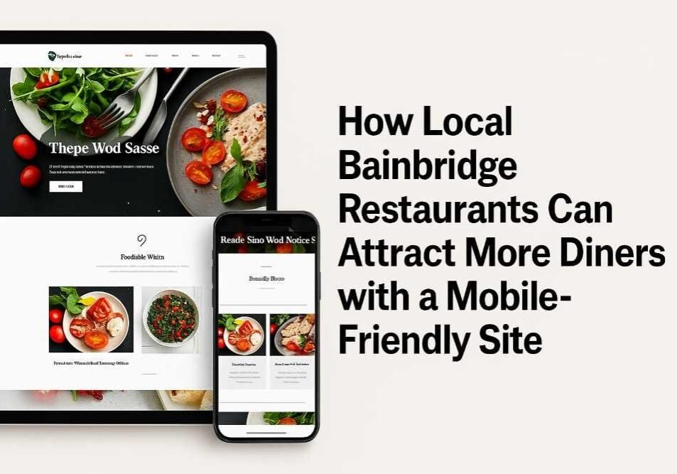 restaurant website design Bainbridge Island