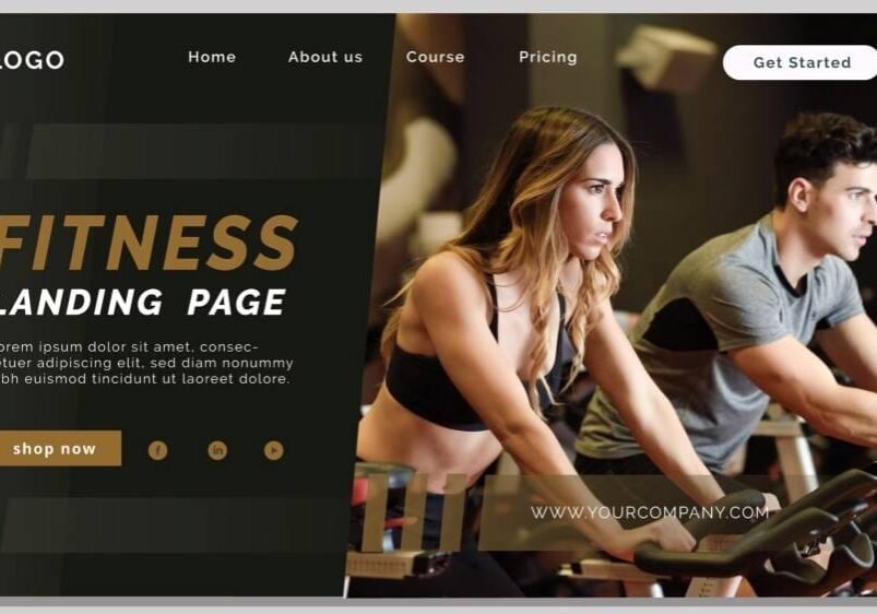 web design gym - fitness web design